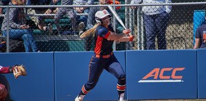 Alyssa Dewes went yard on Wednesday afternoon in SU's loss in game two. 