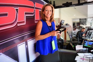 Beth Mowins' career started in Syracuse with a Mr. Microphone. Years later, she'll be giving play by play to millions of viewers on Monday night.
